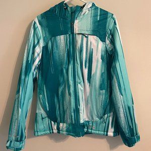 Under Armour Cold Gear Infrared Hooded Ski Coat/Jacket - Size M - Teal/Turquoise